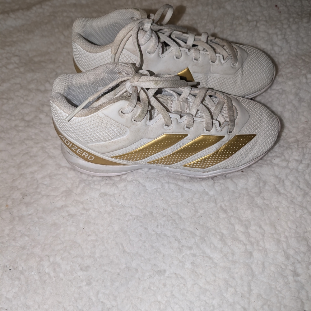 Adidas White and Tan Sneakers